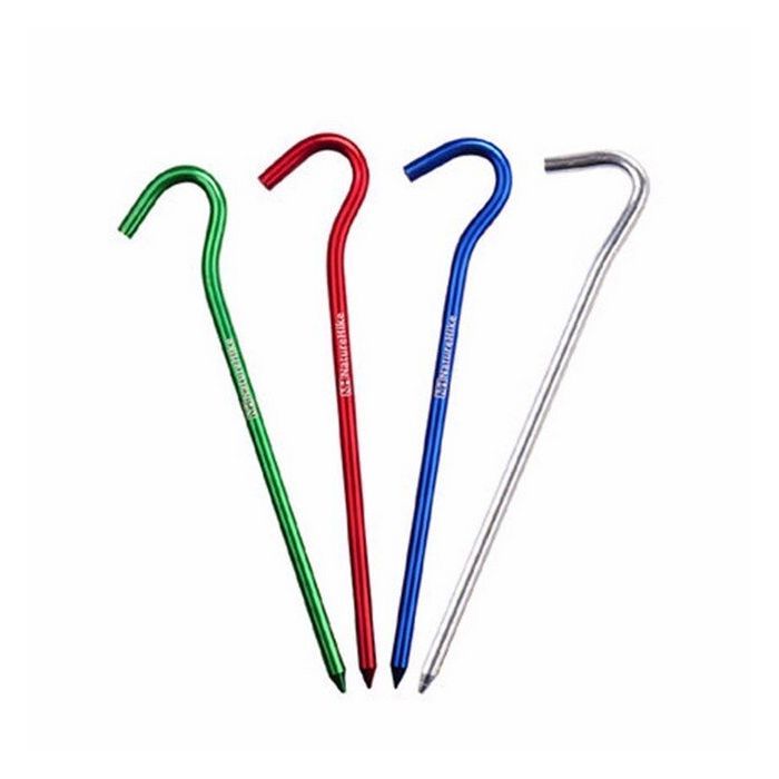 Комплект колышков Naturehike NH15A008-I 16 см зелений 8 шт (6927595717806G) изображение 3