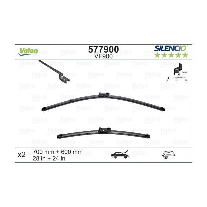 Щетка стеклоочистителя Valeo 577900 изображение 4