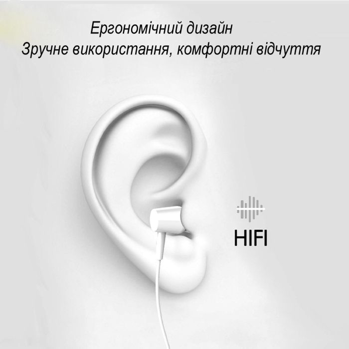 Наушники Denmen HF DR02 3.5mm 1.2 м Black (DE-DR02-BK) изображение 4