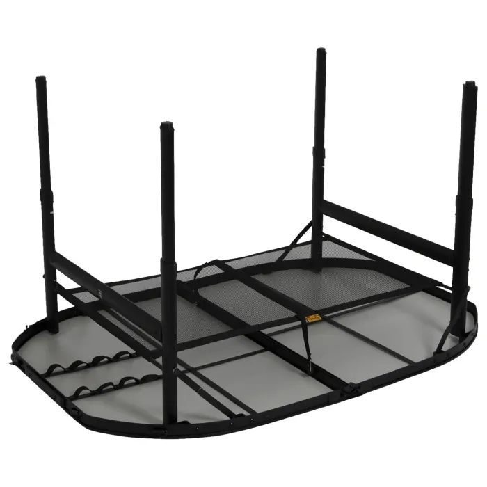 Туристический стол Bo-Camp Northgate Oval 120x80 cm Black/Grey (1404187) изображение 2