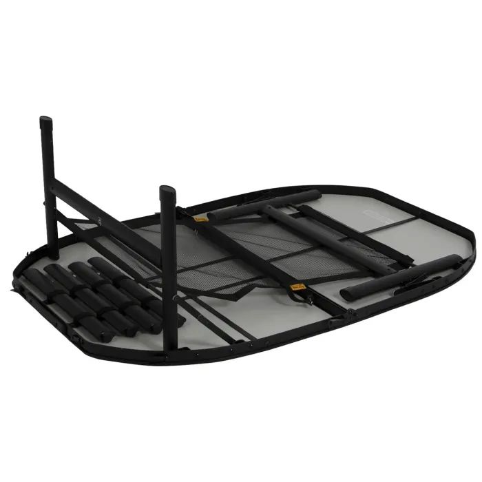 Туристический стол Bo-Camp Northgate Oval 120x80 cm Black/Grey (1404187) изображение 5
