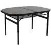 Туристический стол Bo-Camp Northgate Oval 120x80 cm Black/Grey (1404187)