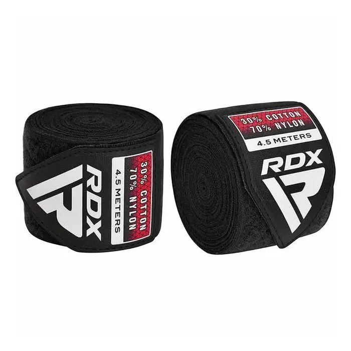 Бинт для спорту RDX для боксу WX Professional Boxing Hand Wraps Black (4.5м.) (HWX-RB+) зображення 4