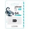 USB флеш накопичувач Wibrand 64GB Scorpio Black USB 2.0 (WI2.0/SC64M3B) зображення 2
