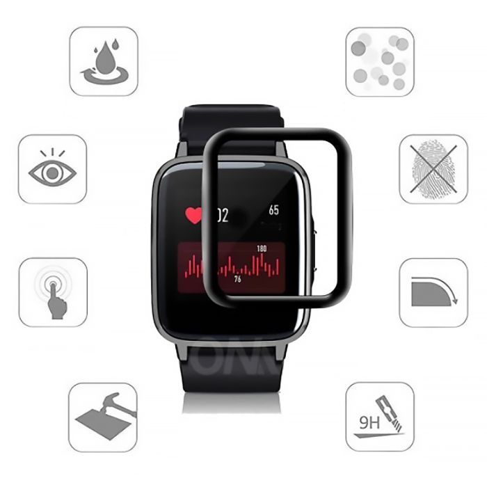 Пленка защитная BeCover Xiaomi Haylou Smart Watch LS01 Black (706039) изображение 4