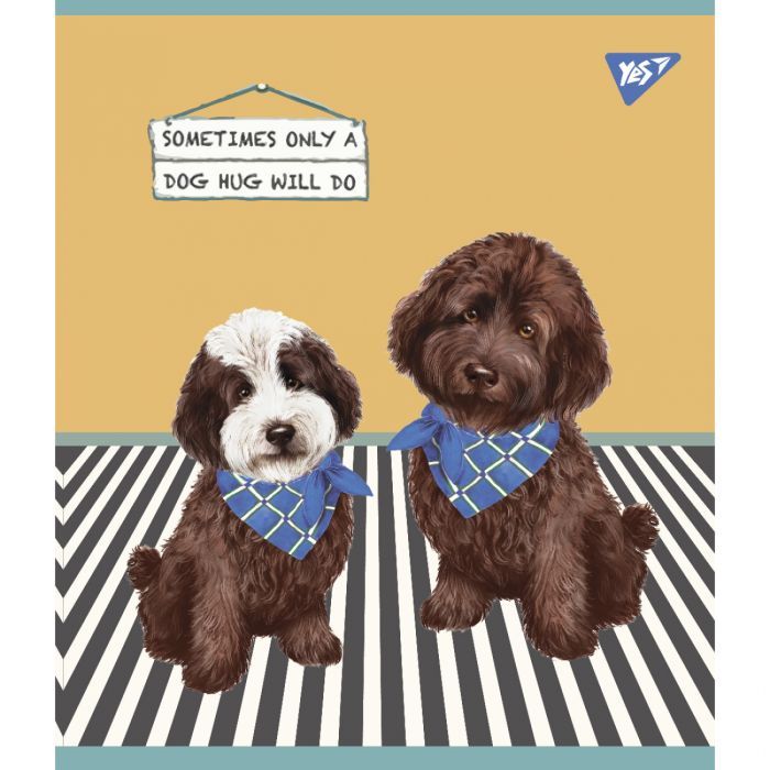 Зошит Yes А5 Dogs 24 аркушів клітинка (766834) зображення 3