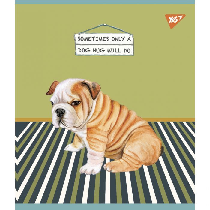 Зошит Yes А5 Dogs 24 аркушів клітинка (766834) зображення 4