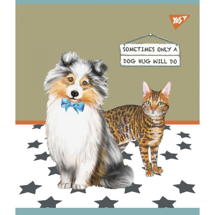 Зошит Yes А5 Dogs 24 аркушів клітинка (766834) зображення 5