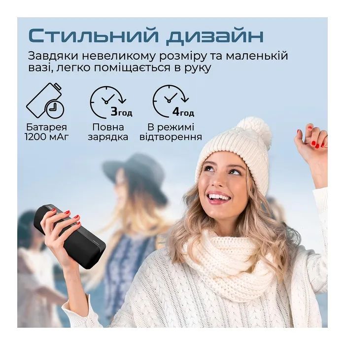 Акустическая система Promate Capsule-2 Black (capsule-2.black) изображение 6