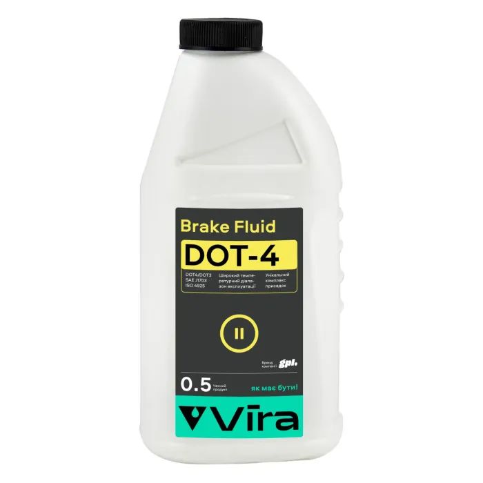 Тормозная жидкость VIRA Brake Fluid DOT-4 0,5 л (VI1001)