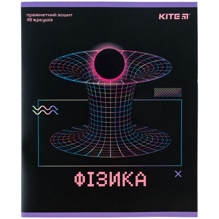 Тетрадь Kite предметная Neo 48 листов, физика клетка (K24-240-15)