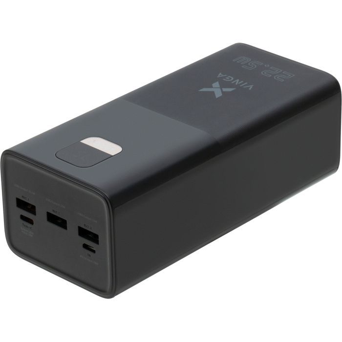 Батарея універсальна Vinga 50000 mAh 22.5W Display Black (VPBB5022) зображення 5