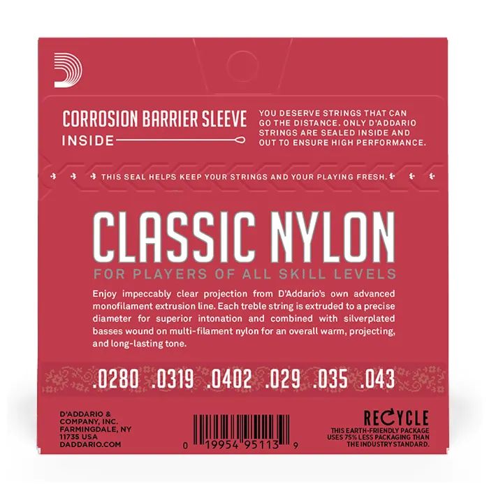 Струны для гитары D'Addario Student Classics Normal Tension (EJ27N) изображение 3