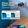 Зарядний пристрій Vention 2xUSB 38W (USB-C+USB-A) PD+QC3.0 black (FBIB0-EU) зображення 4