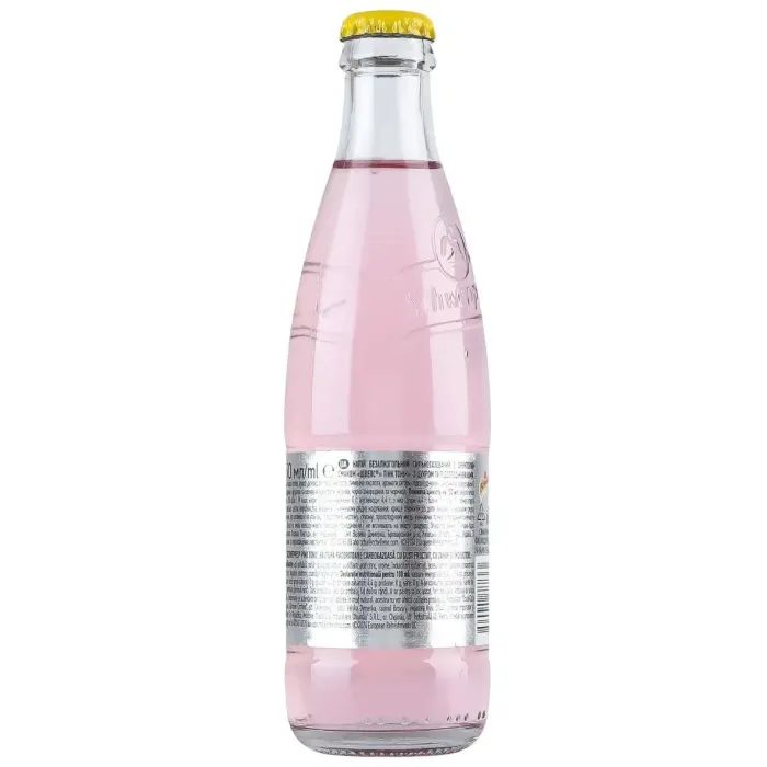 Напиток Schweppes Pink Tonic Безалкогольный сильногазированный 330 мл (5449000303615) изображение 3