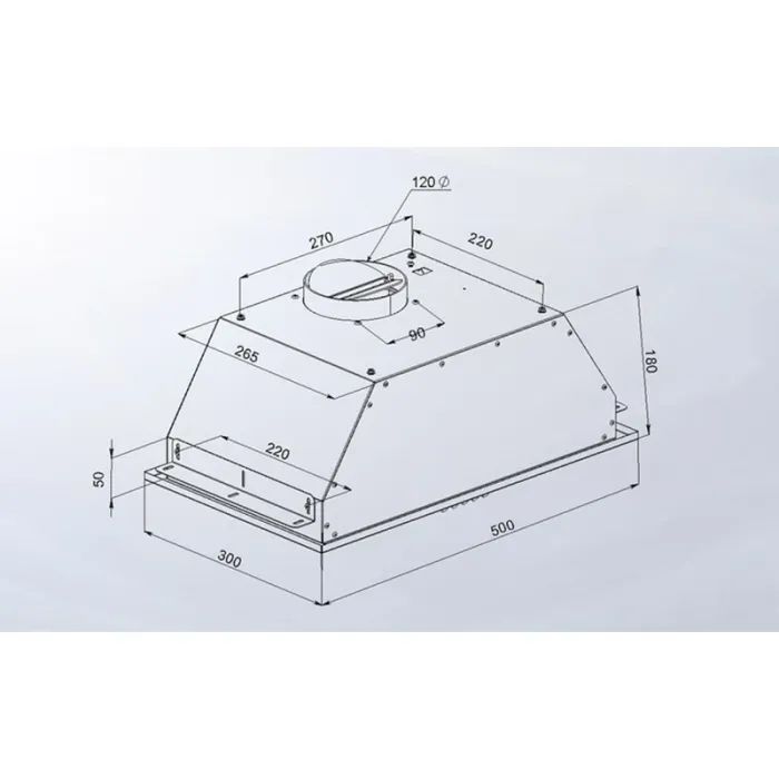 Витяжка кухонна Artel ART CANOPI 350 Black зображення 5