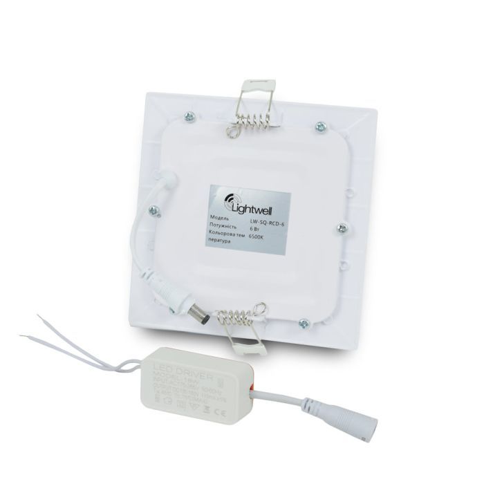Светильник Lightwell LW-SQ-RCD-6 6 W изображение 2
