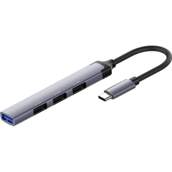 Концентратор ColorWay USB-C 4-в-1 USB2.0х3/USB3.0 (CW-HUB04) изображение 2