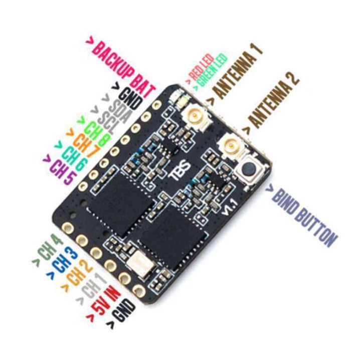 Приемник (RX) TBS Diversity Nano RX без антен (TBSDIV) изображение 2