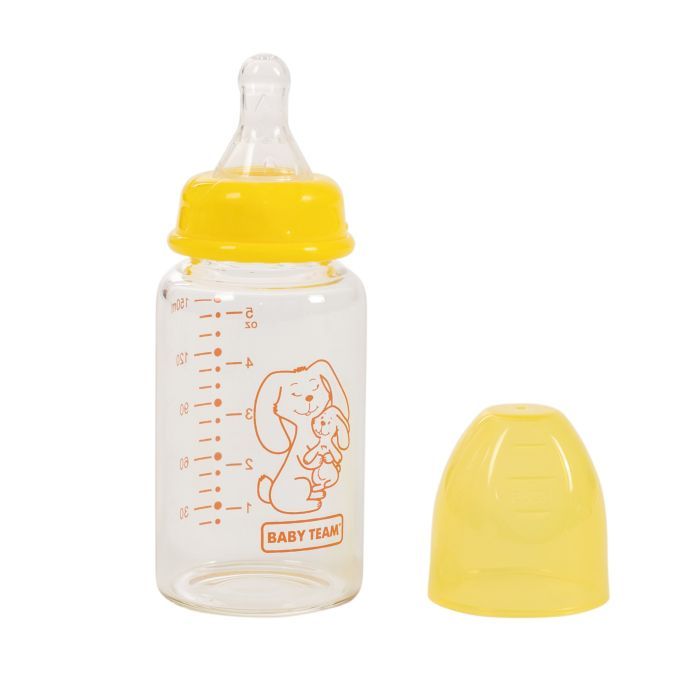 Пляшечка для годування Baby Team Скляна 150 мл (4824428012102) зображення 2