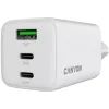 Зарядний пристрій Canyon CU65ACC GaN 65W 2xPD 1xQC EU White (CNS-CUW65ACC) зображення 5