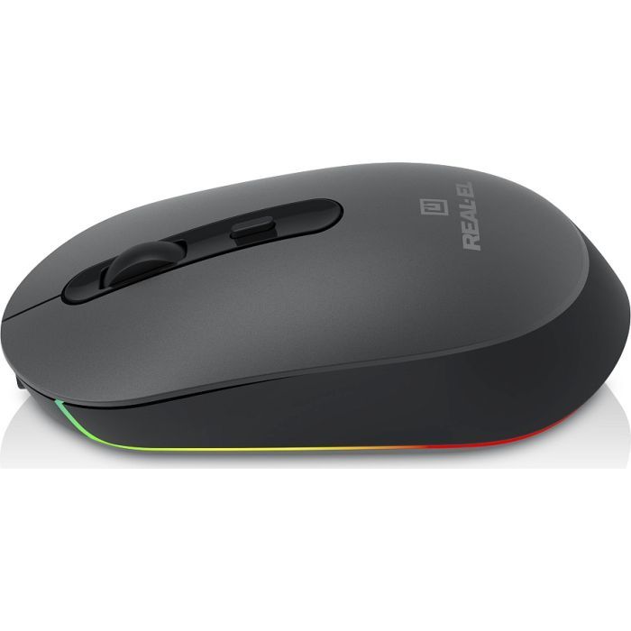 Мишка REAL-EL RM-470W Wireless/Bluetooth Dark Gray (EL123200049) зображення 5