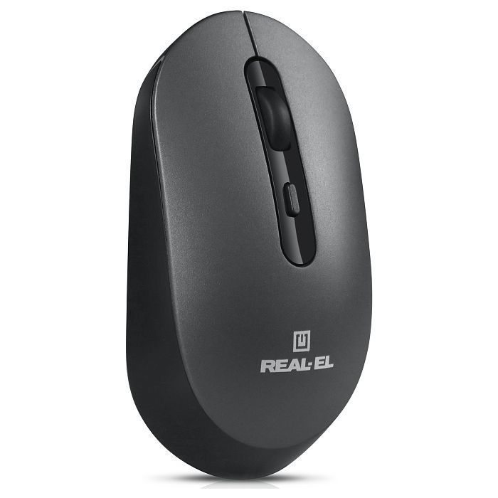 Мишка REAL-EL RM-470W Wireless/Bluetooth Dark Gray (EL123200049) зображення 6