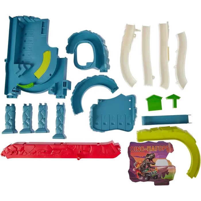 Игровой набор ZIPP Toys Dino автотрек-вулкан электрический, 8 машинок (5505A) изображение 3