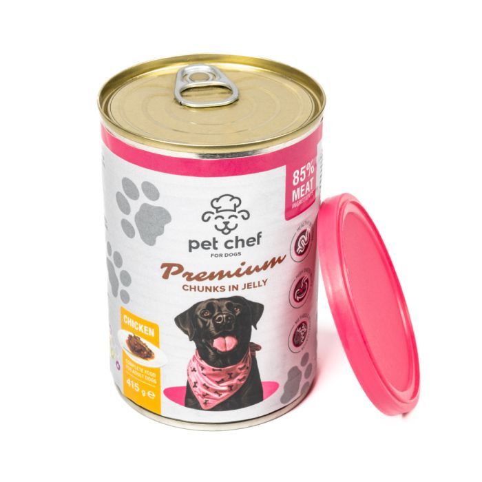 Вологий корм для собак Pet Chef З куркою 800 г (4820255193656) зображення 3