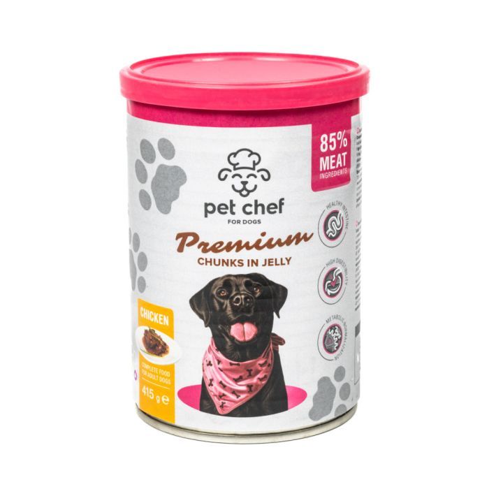 Вологий корм для собак Pet Chef З куркою 800 г (4820255193656) зображення 5