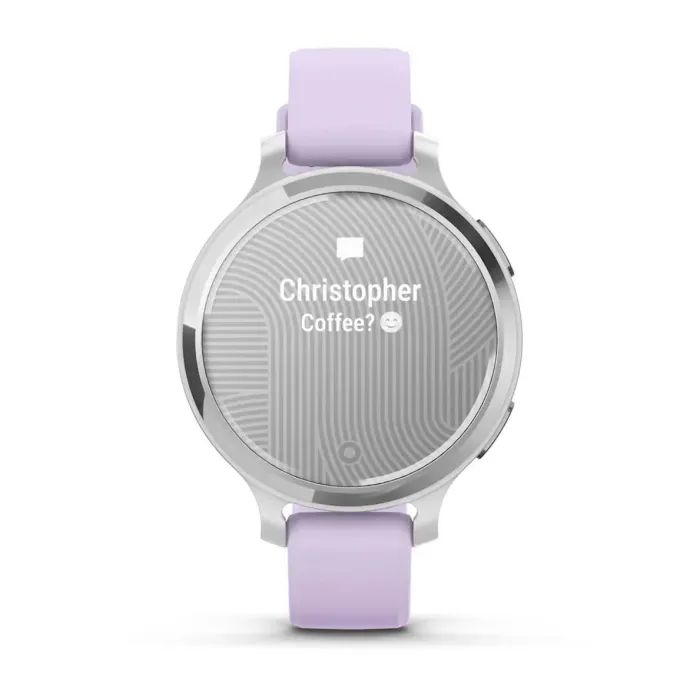Смарт-часы Garmin Lily 2 Active, Silver/Jasmine Purple, Silicone, (010-02891-01) изображение 8