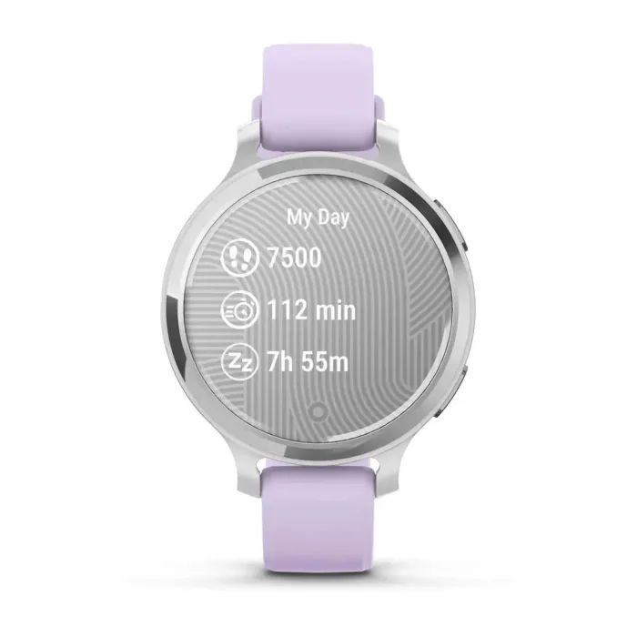 Смарт-часы Garmin Lily 2 Active, Silver/Jasmine Purple, Silicone, (010-02891-01) изображение 9