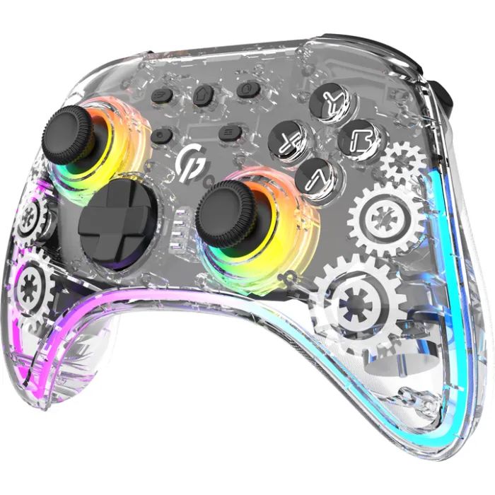 Геймпад GamePro GPX13W 2.4G/BT 5.1/USB/PC/iOS/Android RGB White (GPX13W) изображение 2
