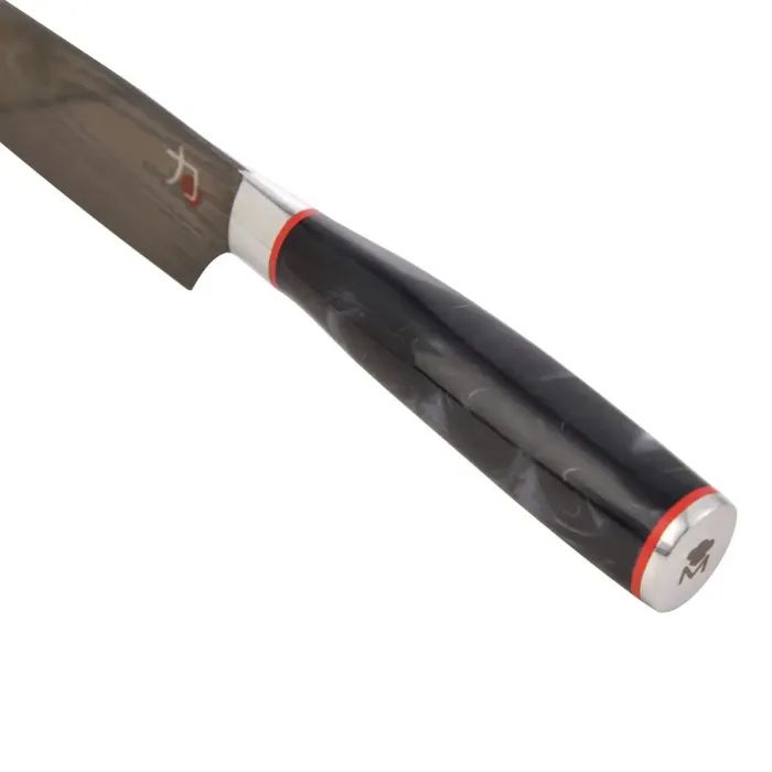 Кухонный нож MasterPro Tetsu, сантоку, 12.5 см, бежевий (BGMP-4169) изображение 4