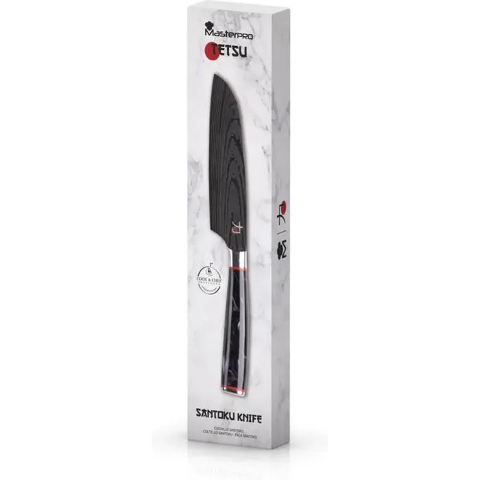 Кухонный нож MasterPro Tetsu, сантоку, 12.5 см, бежевий (BGMP-4169) изображение 5