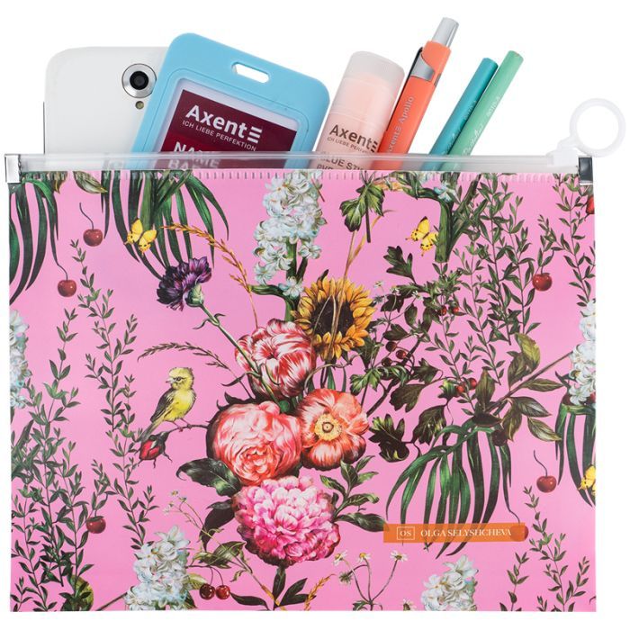 Папка на молнии Axent zip-lock А5 Olga Selyshcheva, Summer (1498-34-A) изображение 3