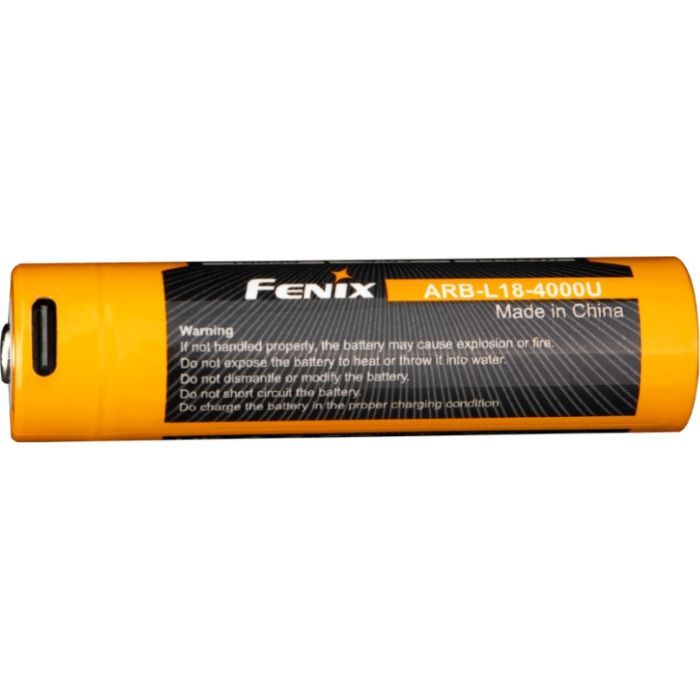 Аккумулятор Fenix 18650 (4000 mAh) Type-C (ARB-L18-4000U) изображение 2