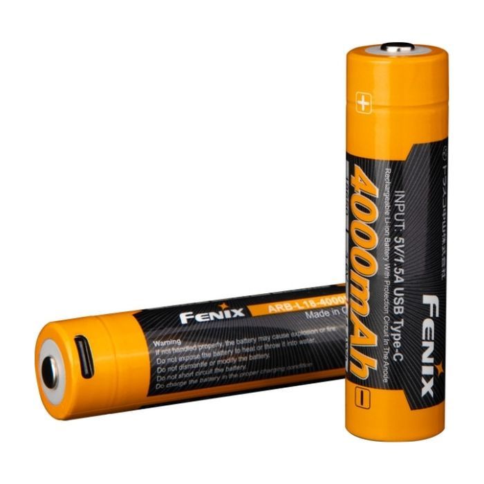 Аккумулятор Fenix 18650 (4000 mAh) Type-C (ARB-L18-4000U) изображение 6