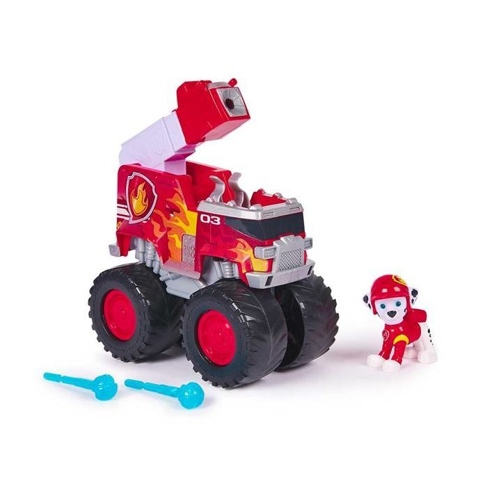 Игровой набор Paw Patrol Мегаколеса Большой спасательный автомобиль-трансформер с Маршалом (SM17776/6069306) изображение 2