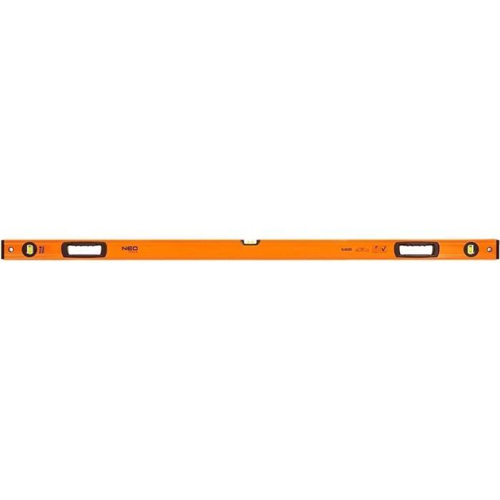 Рівень Neo Tools S 400 алюмінієвий, 40 см, 3 капсули, 1 отвір для рук (71-141)