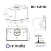 Витяжка кухонна Minola BGH 5677 BL зображення 12