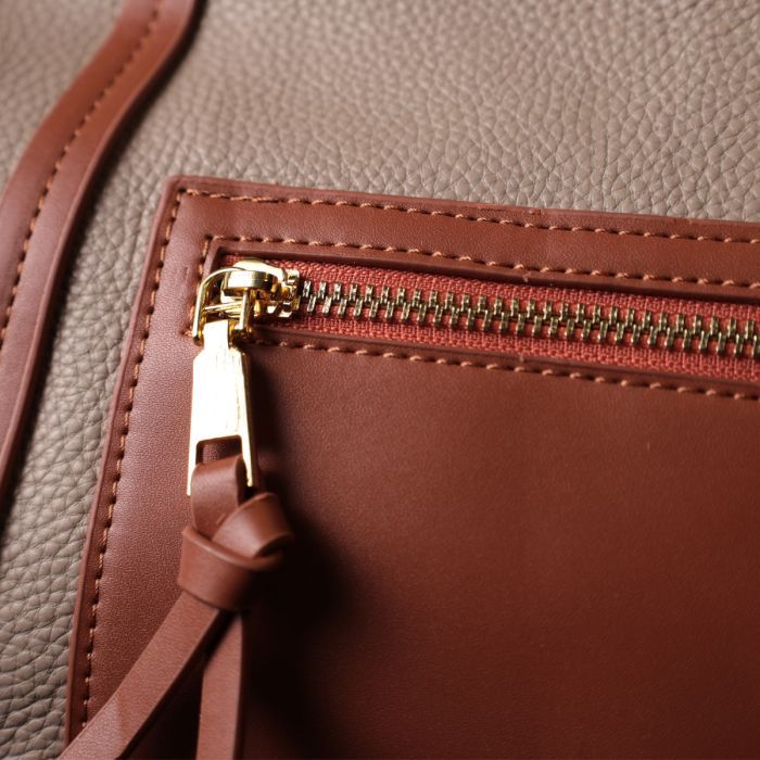 Сумка Vintage Женская из натуральной кожи Бежевая (22304) изображение 11