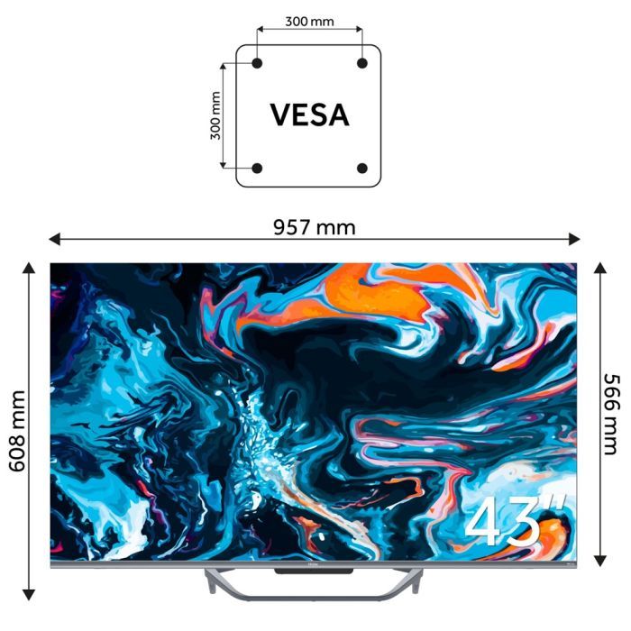 Телевизор Haier H43Q800UX изображение 3