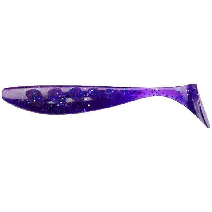 Силікон рибальський FishUP Wizzle Shad 3" 060 - Dark Violet/Peacock&Silver (8шт/уп) (1864.00.51)