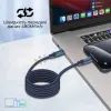 Дата кабель USB-C to USB-C springy.blue Promate (springy.blue) изображение 4