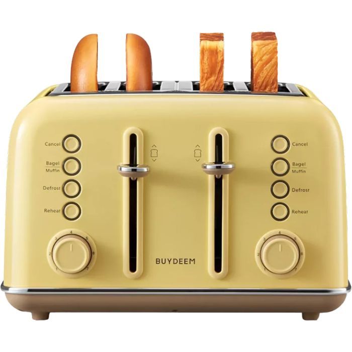 Тостер Buydeem DT640E Mellow Yellow (DT640E-MY/EU) изображение 4