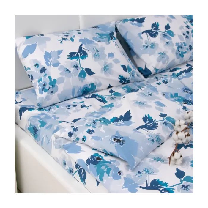 Постільна білизна Руно Blue flowers бязь набивна євро (845.114_Blue flowers) зображення 2