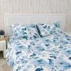 Постільна білизна Руно Blue Flowers бязь набивна полуторний (1.114_Blue Flowers)