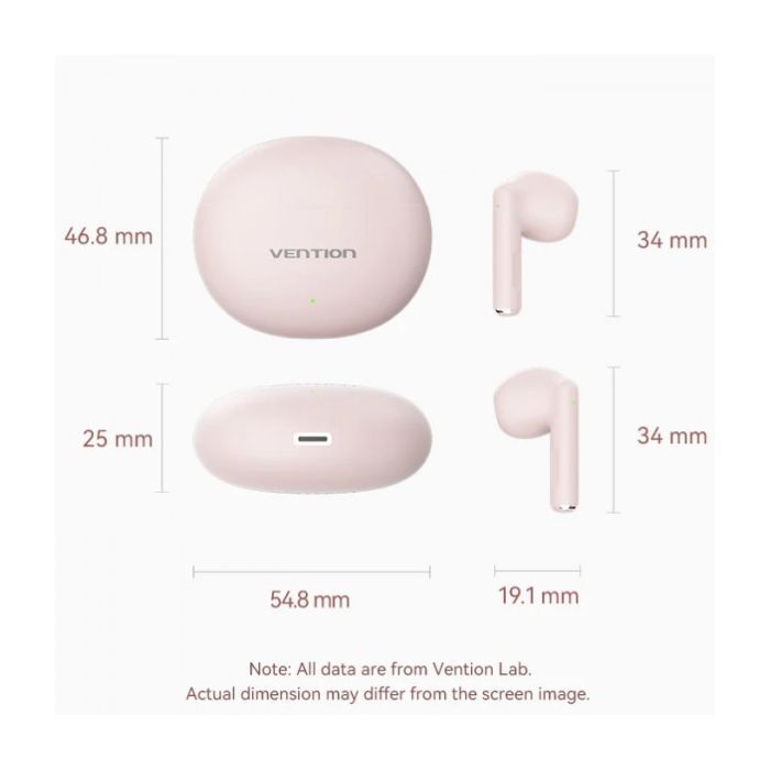 Наушники Vention Elf Earbuds E06 Pink (NBKP0) изображение 2