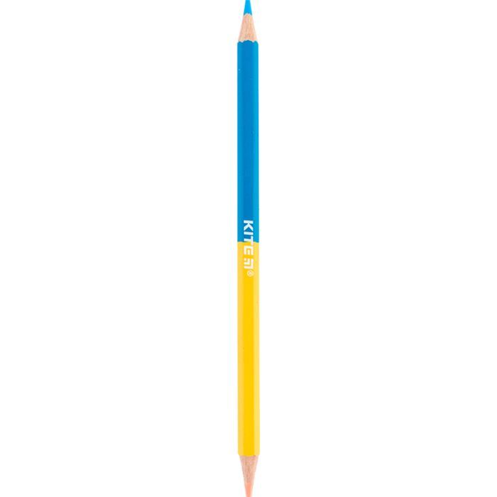 Олівці кольорові Kite Classic двосторонні, 12 кольорів (K-054) зображення 2